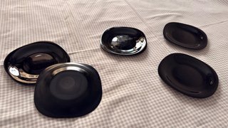 Platos llanos pequeños