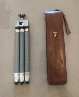 Trípode Bilora (Biloret) + funda de cuero