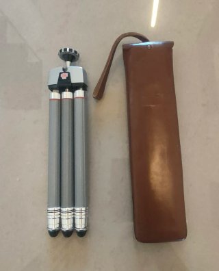 Trípode Bilora (Biloret) + funda de cuero