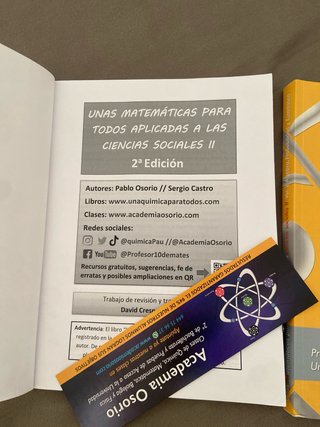 Unas Matemáticas Para Todos Ciencias sociales II