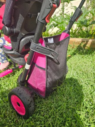 Triciclo Smartrike Negro y Rosa