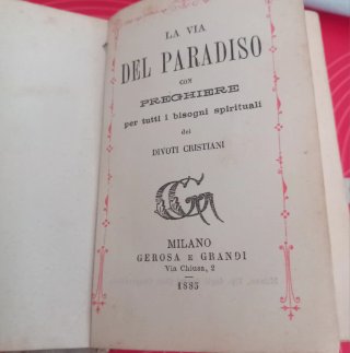 Antico Messale 1885