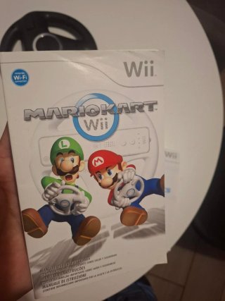 Volante Wii manual Mario Kart y Wii Sports