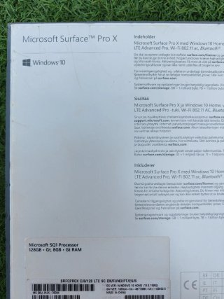 Microsoft Surface Pro X, SQ1/8/128 Wifi + LTE