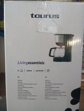 Cafetera Taurus 12 Tazas Goteo