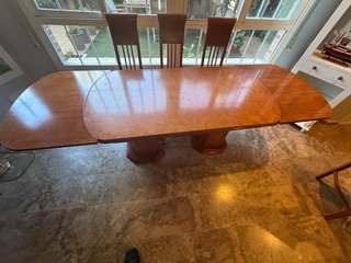 Mesa y 6 sillas cerezo