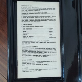 Amstrad Procesador de Textos 1 Disco