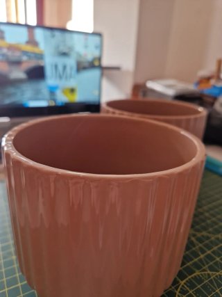 Coppia vasi terracotta h12 cm