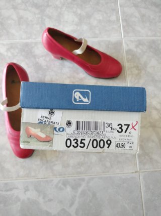 Zapatos Flamenco Rojos Talla 37