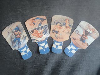 Abanicos Pai Pai Vintage Ilustrados