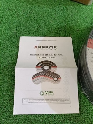 25 discos corte Arebos 230x1.9x22.23 A46T-BF