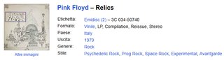 Pink Floyd - Relics - Vinile