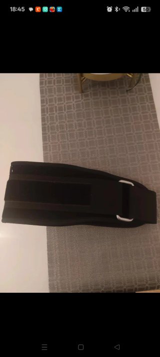 Cinturón de musculación negro