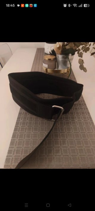 Cinturón de musculación negro