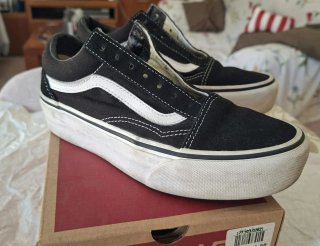 Zapatillas Vans Old Skool Plataforma Negras