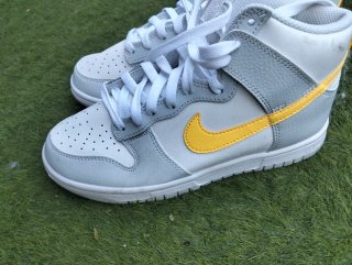 Zapatillas Nike Niños/Niñas Gris Blanco Amarillo