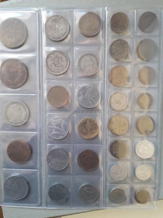 Álbum Monedas y Billetes.Leer descripción.