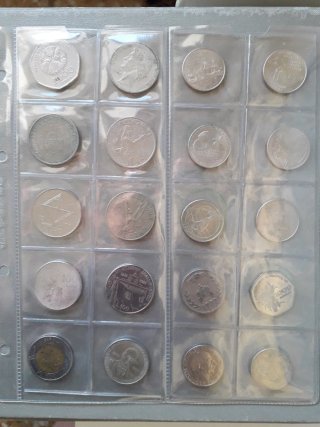 Álbum Monedas y Billetes.Leer descripción.