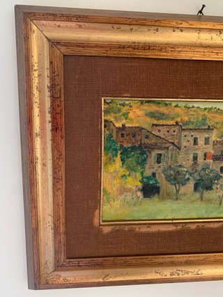 Quadro Pittura Tela 30x20 Cornice 53x43
