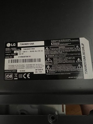 Tiras LED Smart TV 75 Nanocell