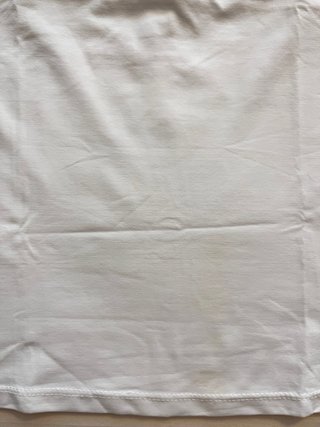 Top básico Zara blanco talla XS