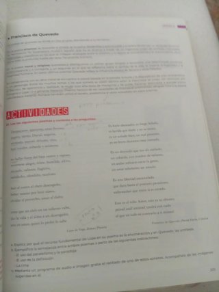 Lengua castellana y literatura, 1 BACH.