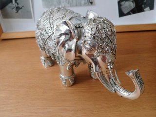Elefante Decorativo Plata