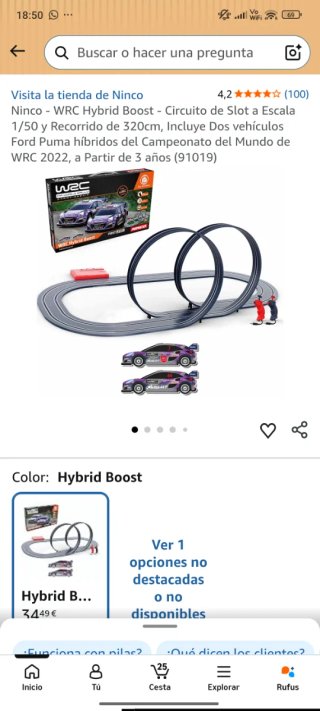 Circuito Ninco WRC Hybrid Boost
