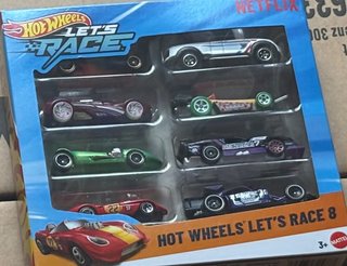 Hot Wheels GT Scorcher garantita Let's Race 8 Pack