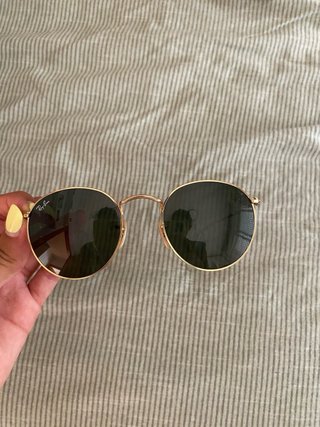 Gafas Ray Ban Doradas con Funda