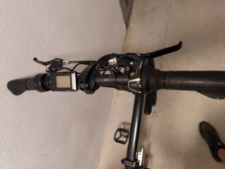 Bicicleta Eléctrica Plegable Negra