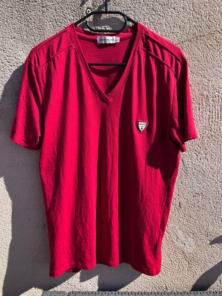 Camiseta Antonio Morato Roja V-Neck
