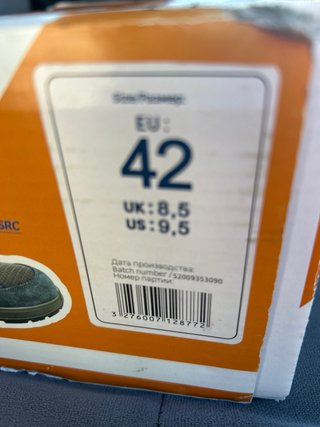 Zapatos de seguridad Dexter grises y naranjas