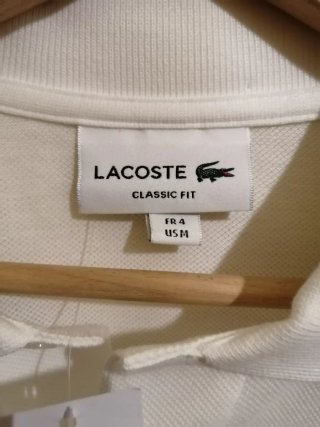 Polo Lacoste Blanco NUEVO