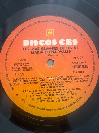 Vinilos México y Argentina