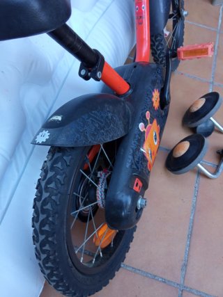 Bici infantil Btwin naranja