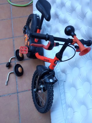 Bici infantil Btwin naranja