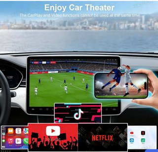 Adaptador CarPlay y Android Auto Inalámbrico Tesla