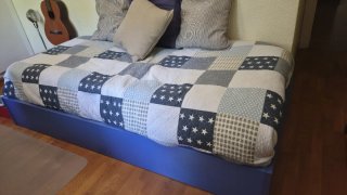 Cama Canapé 105x200 Azul