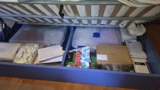 Cama Canapé 105x200 Azul
