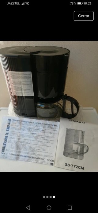 Cafetera eléctrica multifunción