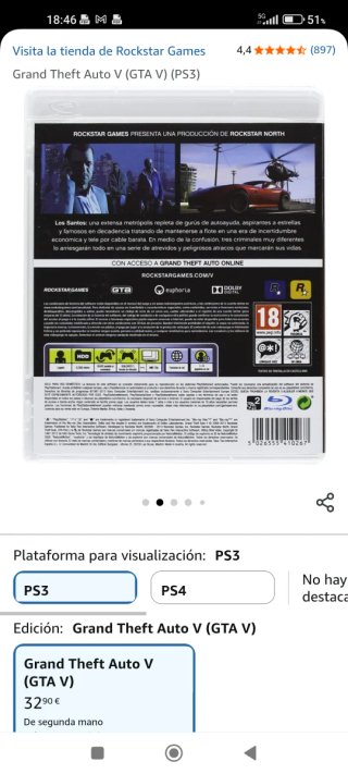 Grand Theft Auto V PS3