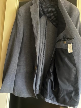 Chaqueta de traje azul hombre Talla 58