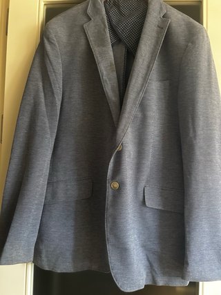 Chaqueta de traje azul hombre Talla 58