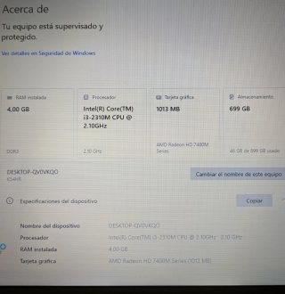 Portátil Asus 15 Intel Core i3 Windows 10