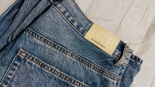 Pantalón vaquero STRADIVARIUS azul Talla L/ 40
