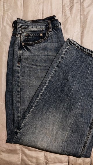 Pantalón vaquero STRADIVARIUS azul Talla L/ 40