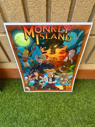 Poster A3 Monkey Island