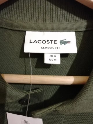 Polo Lacoste Verde NUEVO