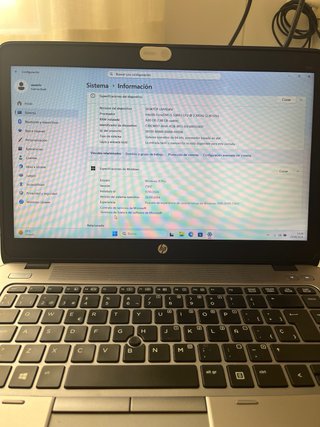 Laptop HP EliteBook 840 Plata/Negro